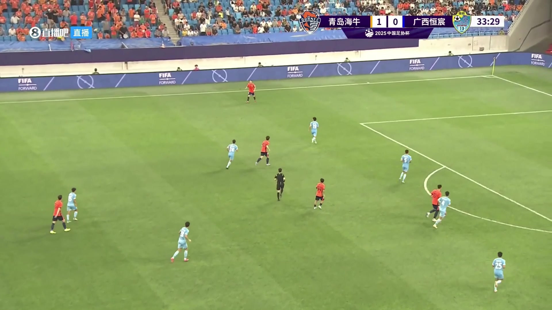 海牛2-0領(lǐng)先廣西羅森文禁區(qū)外遠射破門