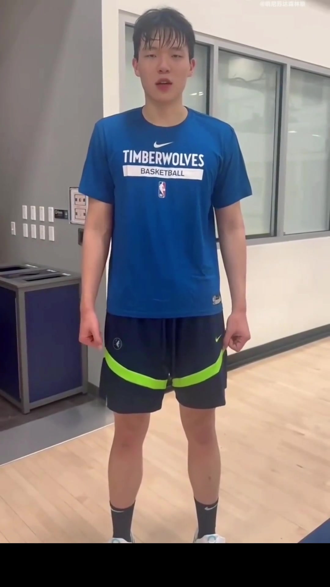 自助者天助楊瀚森感謝森林狼給我試訓(xùn)機(jī)會祝自己好運