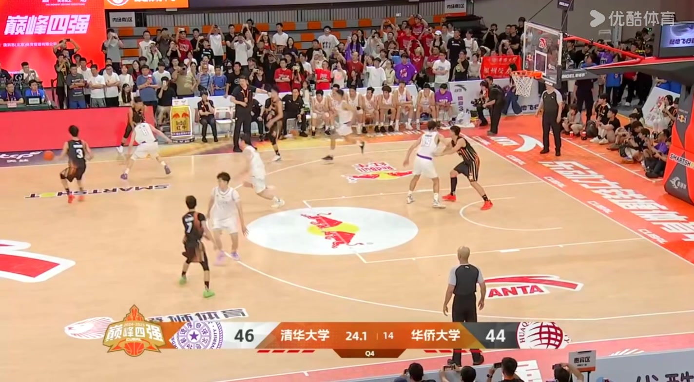 太關鍵了張高銘最后時刻自投自搶補籃打進助華僑大學扳平比分