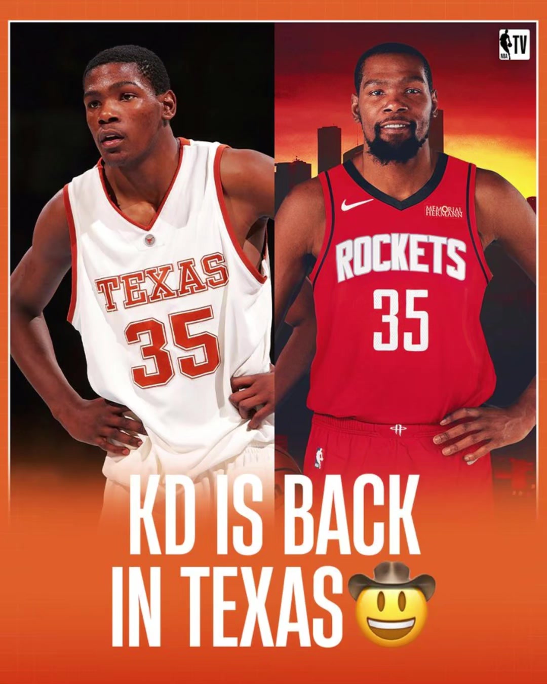 也算一種回歸杜蘭特在大學(xué)后首次重返得克薩斯