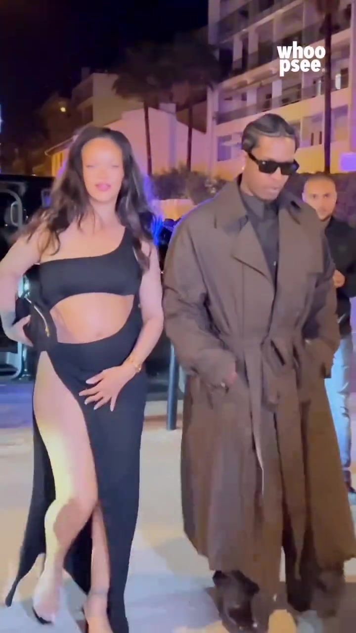 蕾哈娜挺著大肚子在戛納海邊 曾霸氣直言勞子就喜歡詹姆斯