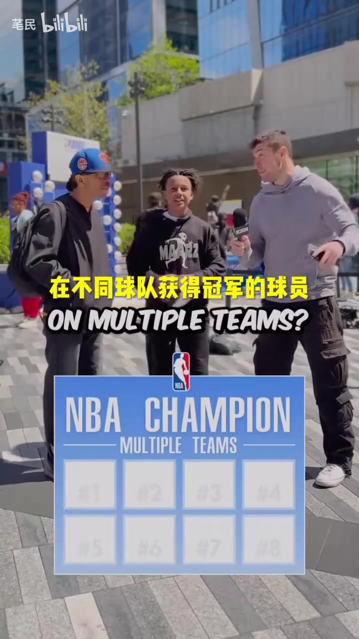 太簡單了街頭采訪說出8個在不同球隊(duì)獲得冠軍的球員