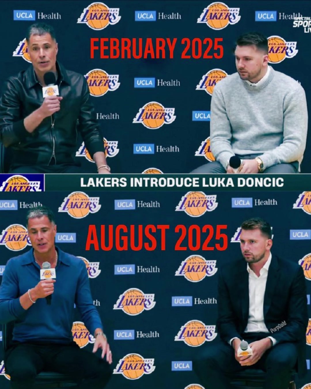 真的努力減肥了東契奇今日發(fā)布會(huì)對比2月份加盟湖人發(fā)布會(huì)臉都瘦了一大圈