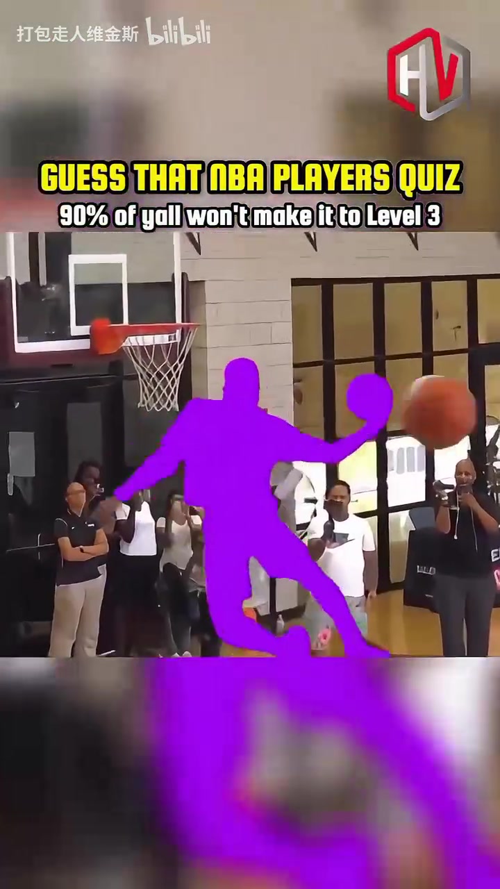 根據(jù)剪影猜球員你能猜到他們五個都是誰嗎最后一個有難度