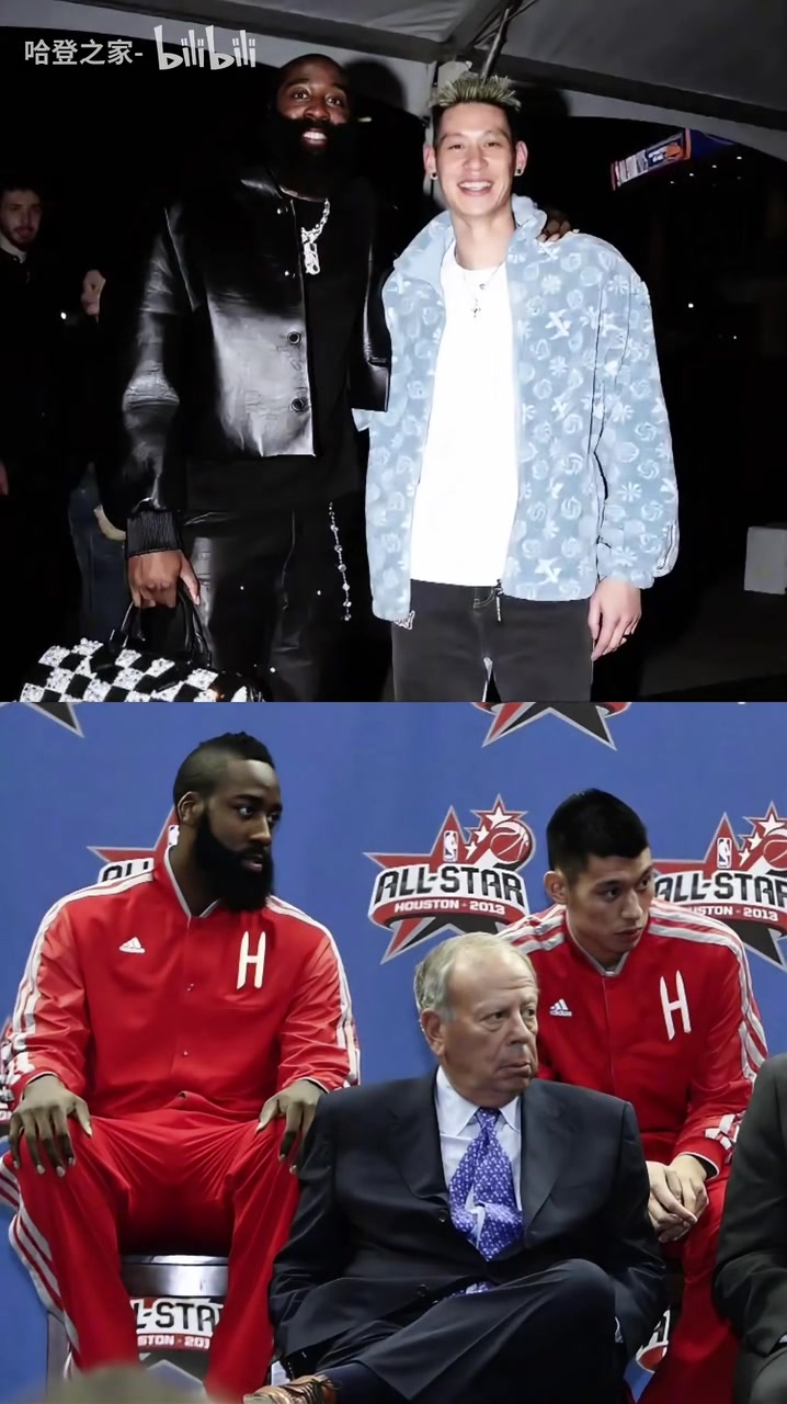 年齡相仿的兩個人哈登和林書豪這對組合是誰的青春