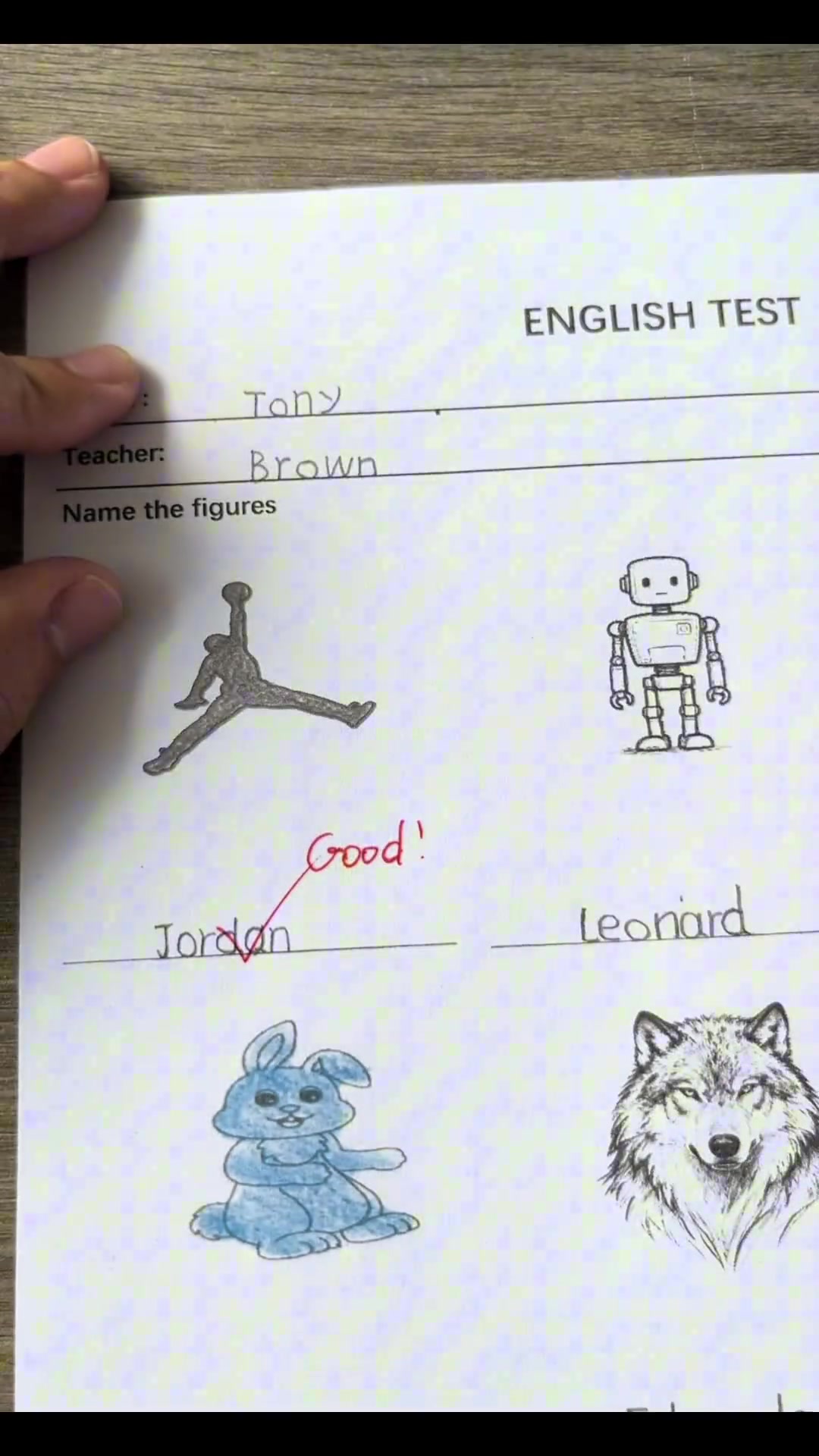 看似全錯(cuò)實(shí)則全對(duì)一位NBA球迷的英語測試卷