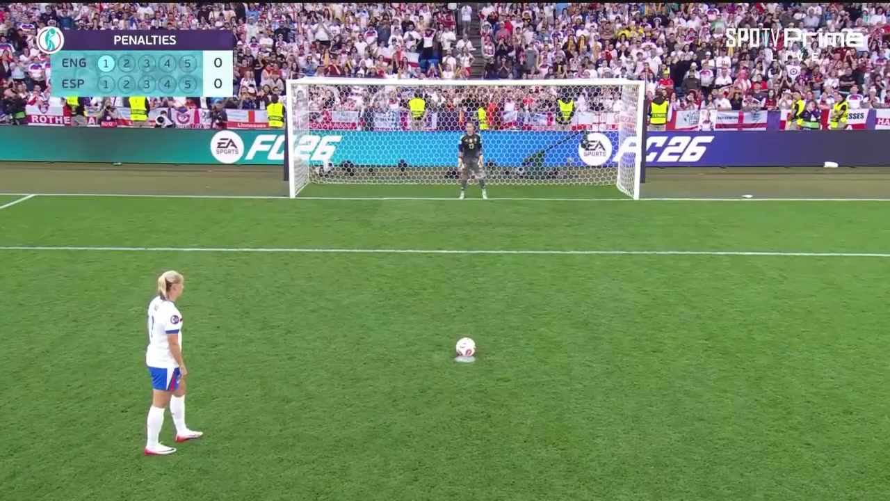 成功衛(wèi)冕西班牙女足連失3點(diǎn)點(diǎn)球大戰(zhàn)英格蘭女足3-1奪冠