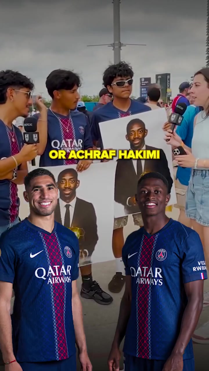 阿什拉夫和門德斯只能選一個(gè)看看巴黎球迷怎么選你會(huì)選誰(shuí)呢