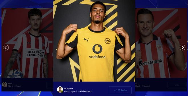 歐冠第三輪最佳球員候選：恩梅查、曼、古魯澤塔、費爾明在列