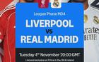 明天凌晨4點(diǎn)，利物浦第13次戰(zhàn)皇馬