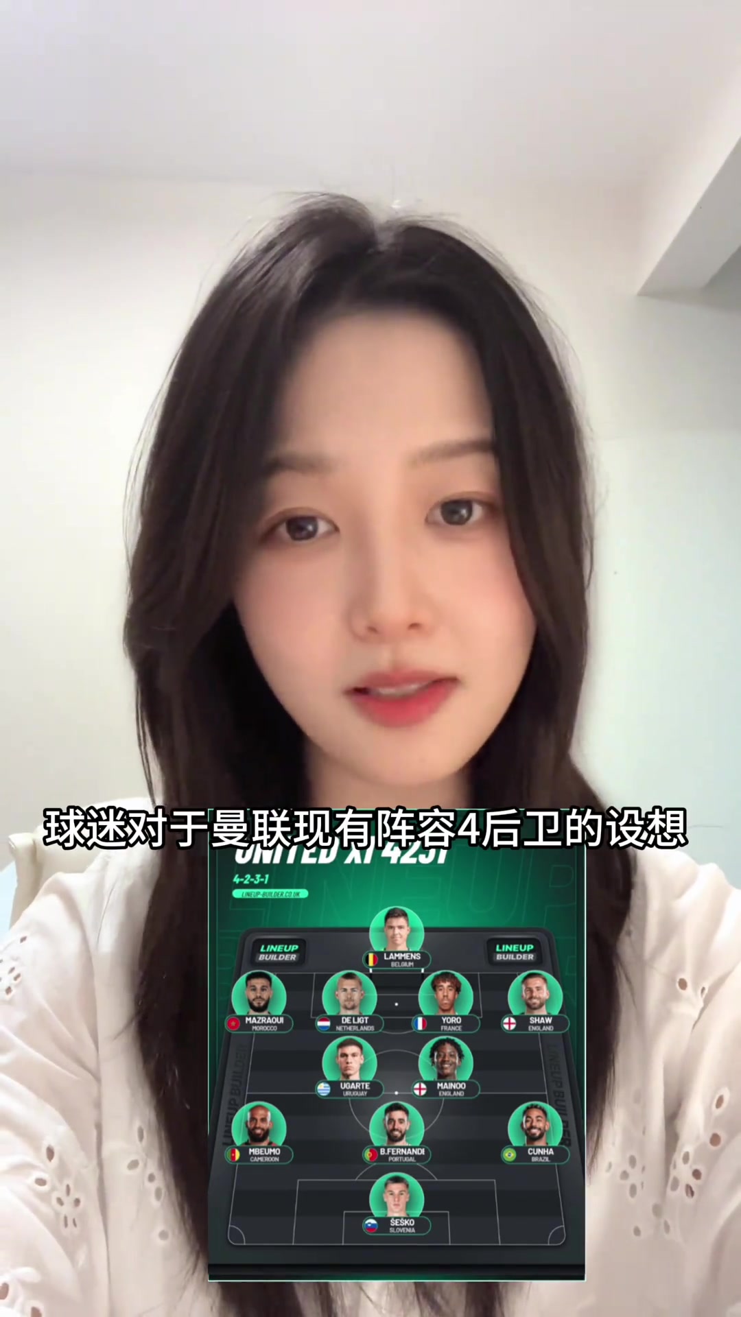 最優(yōu)解宣宣這個(gè)四后衛(wèi)陣容曼聯(lián)能排到第幾