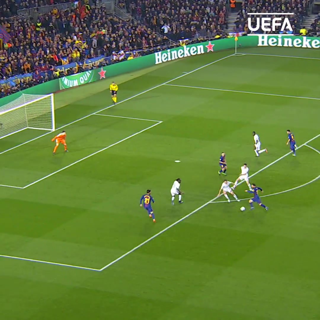 7年啦梅西歐冠生涯的第100粒進(jìn)球