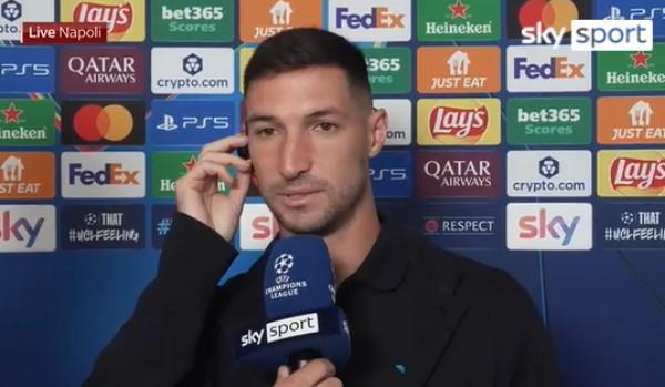 波利塔諾：踢法蘭克福我們絕對要贏；我為斯帕萊蒂感到高興