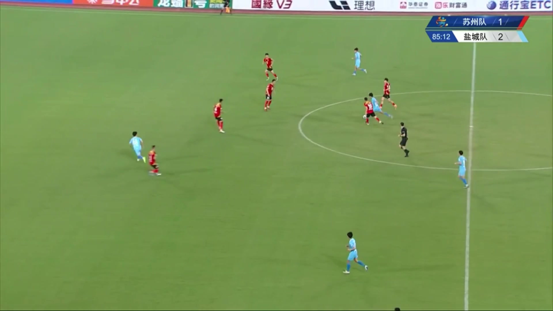 蘇超又一名場面鹽城隊中圈吊射破門解說驚呼斯坦科維奇