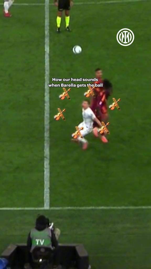 國米官推怒贊巴雷拉這一腳將如此復(fù)雜的局面梳理的如此簡單