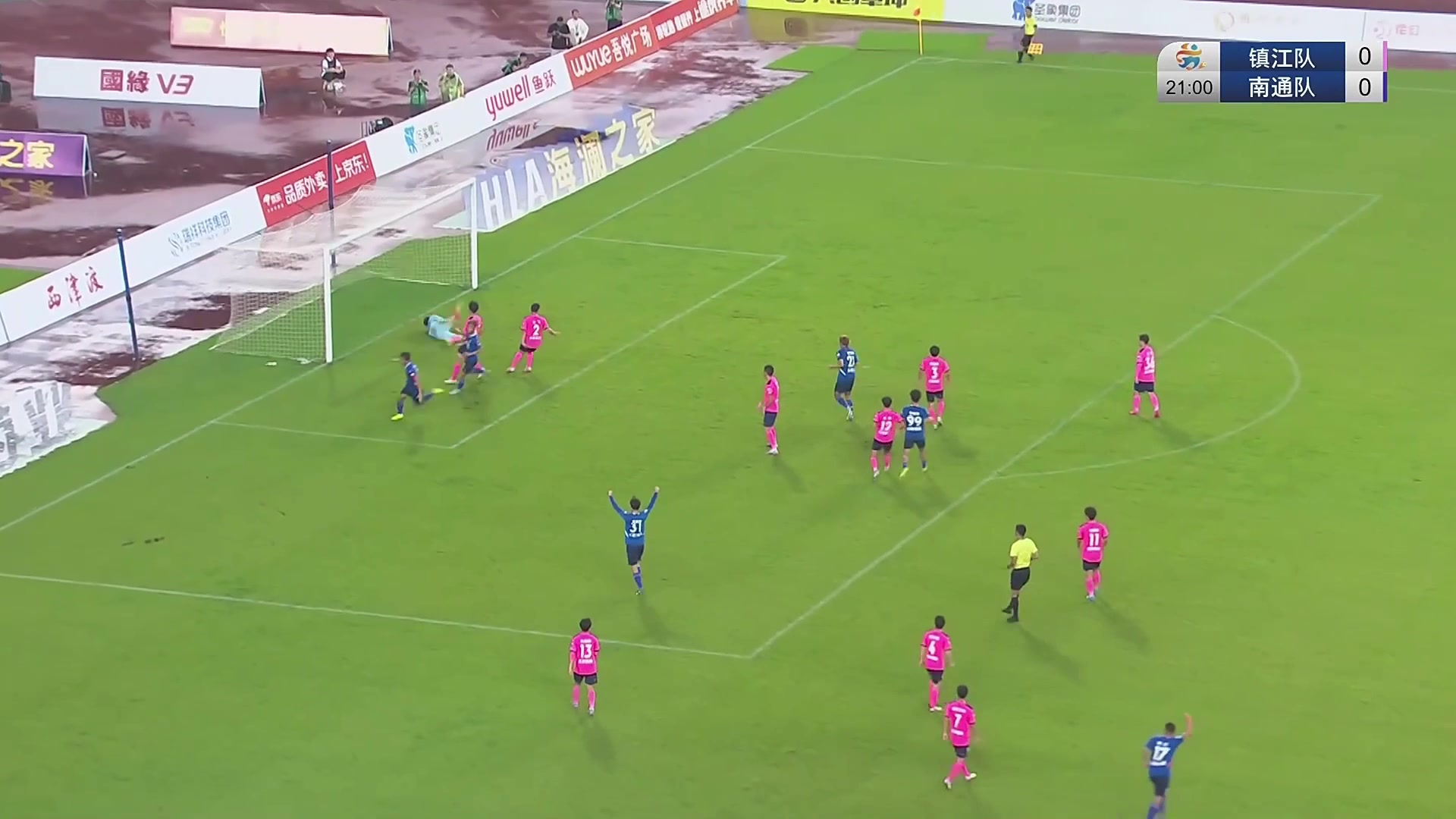 南哥威武南通隊(duì)李賢成破門后做晚安慶祝致敬庫里梅西