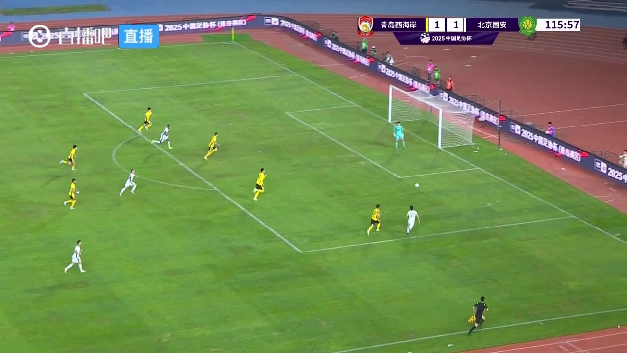 會是絕殺嗎加時(shí)曹永競接長傳1v2抽射破門國安2-1領(lǐng)先西海岸