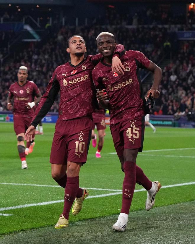 繼伊爾馬茲之后，奧斯梅恩是第二位歐冠戴帽的加拉塔薩雷球員