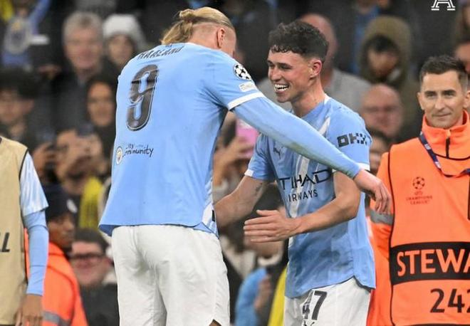 完美戰(zhàn)績(jī)，哈蘭德和福登同場(chǎng)進(jìn)球的歐冠比賽曼城6戰(zhàn)全勝