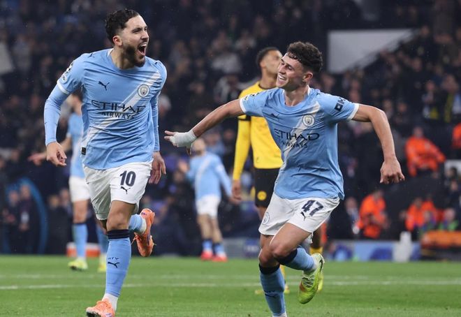 曼城2.6億鋒線組合制造3球，哈蘭德神了：創(chuàng)造歷史新紀錄