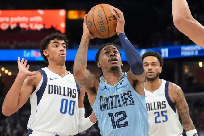 9戰(zhàn)7敗西部墊底！獨行俠最多落後35分輸灰熊 莫蘭特21+13狀元12分