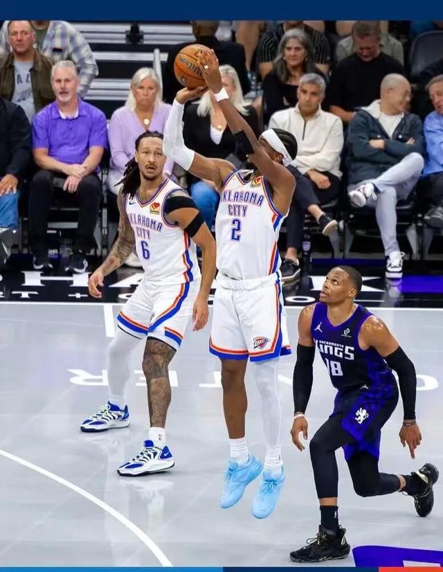 NBA戰(zhàn)報(bào)｜雷霆132-101擊敗國(guó)王，哈爾滕施泰因33分19板，亞歷山大30分，威斯佈魯克24分6板9助