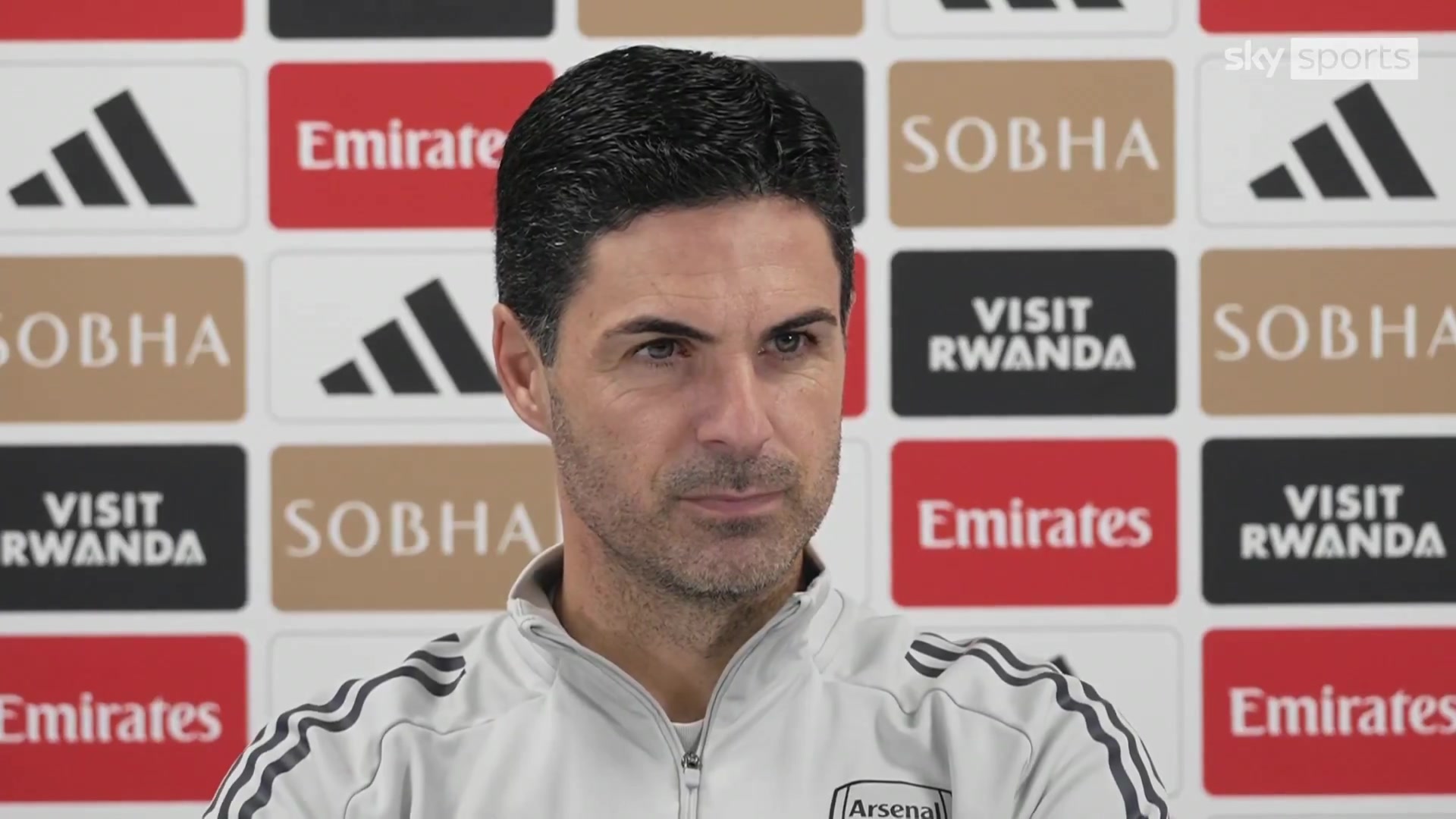 阿爾特塔表示他將永遠(yuǎn)感激扎卡我珍惜我們在一起的每一分鐘