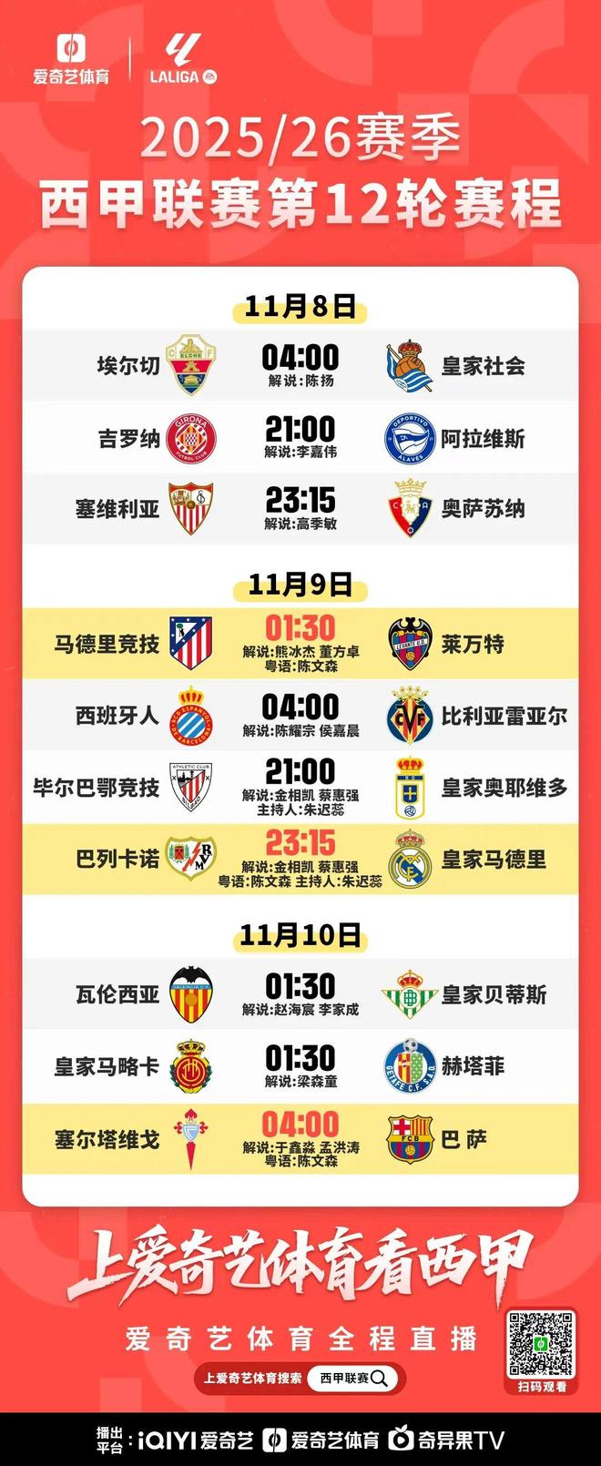 今晚開戰(zhàn)！西甲第12輪：馬競戰(zhàn)萊萬特 全力爭勝重返前三