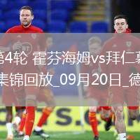 德甲第4輪霍芬海姆vs拜仁慕尼黑進(jìn)球